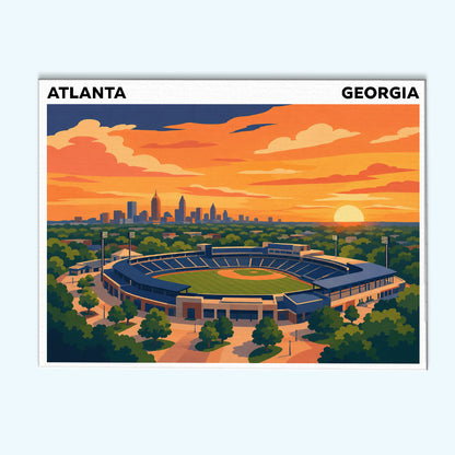 Atlanta, Georgia | Paint by Numbers Kit