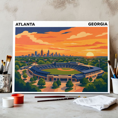 Atlanta, Georgia | Paint by Numbers Kit