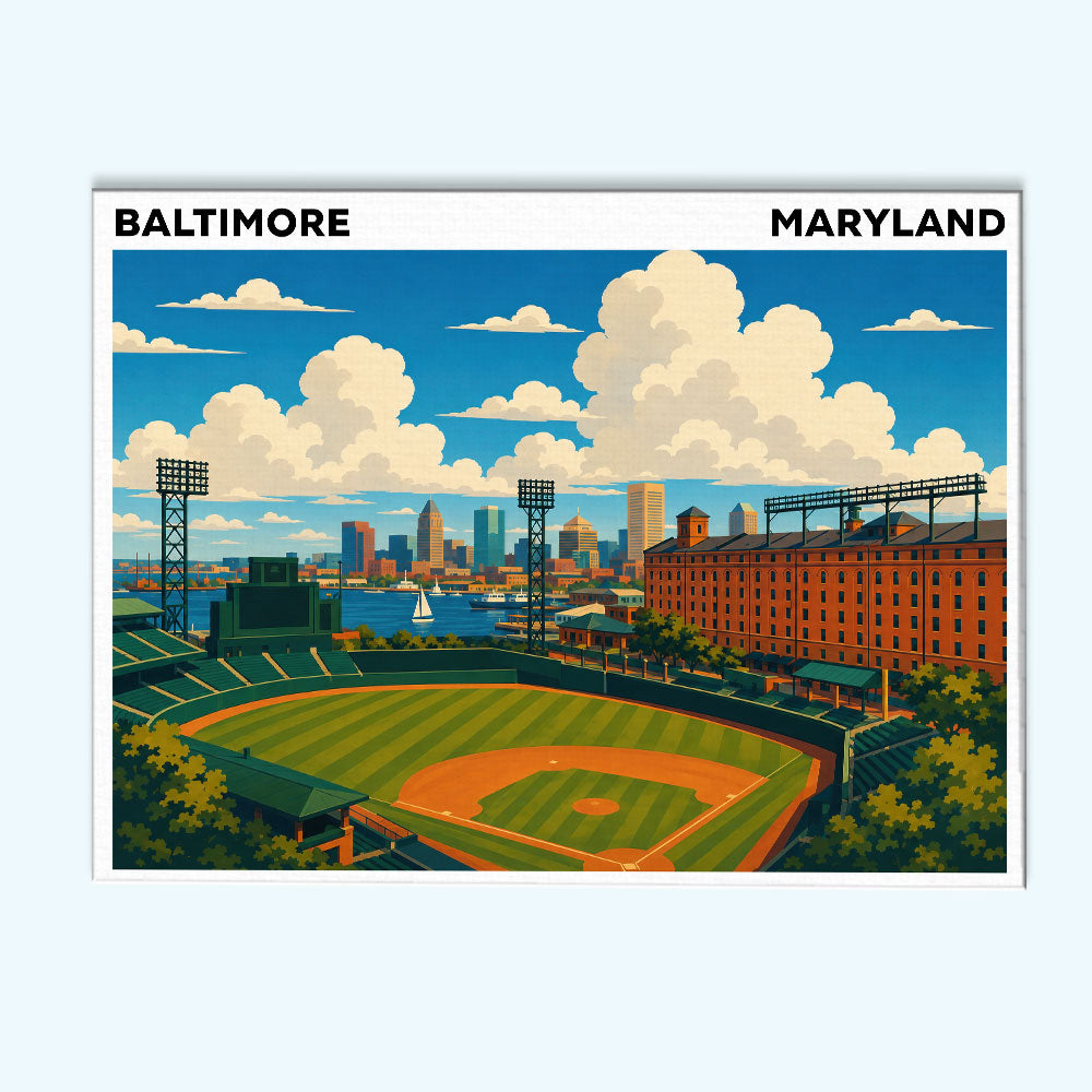 Baltimore, Maryland | Paint by Numbers Kit