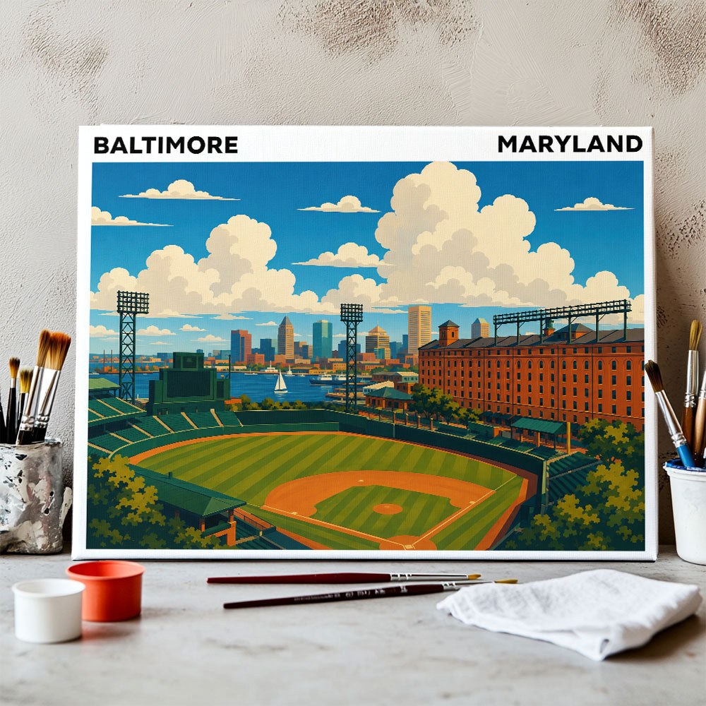 Baltimore, Maryland | Paint by Numbers Kit