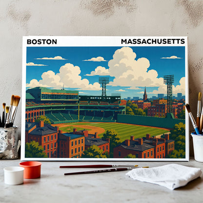Boston, Massachusetts | Paint by Numbers Kit