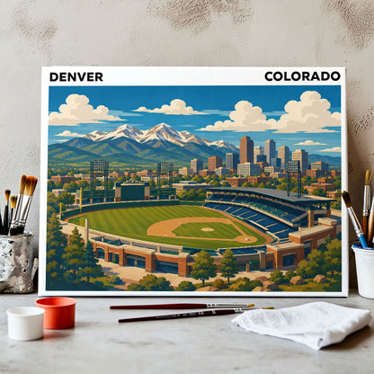 Denver, Colorado | Paint by Numbers Kit