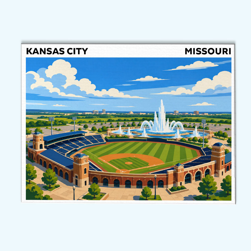 Kansas, City Missouri | Paint by Numbers Kit