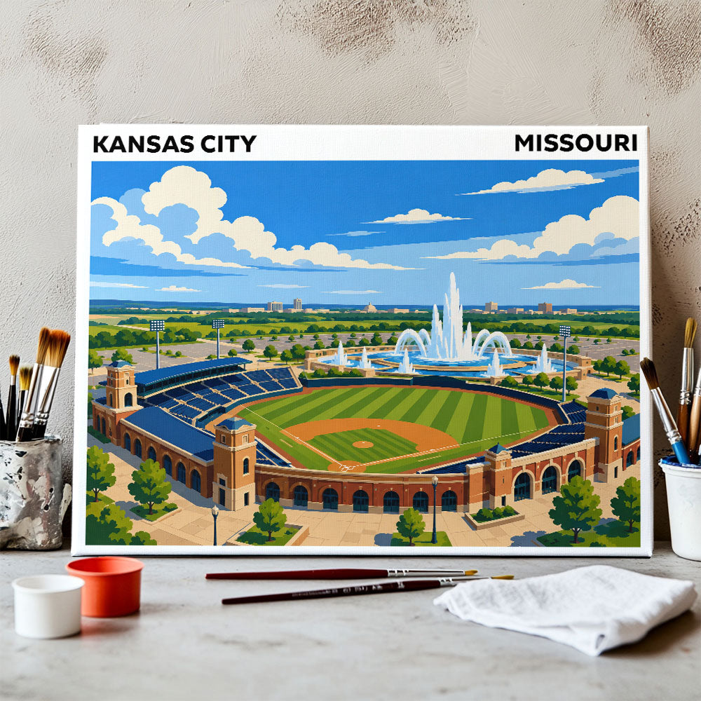 Kansas, City Missouri | Paint by Numbers Kit