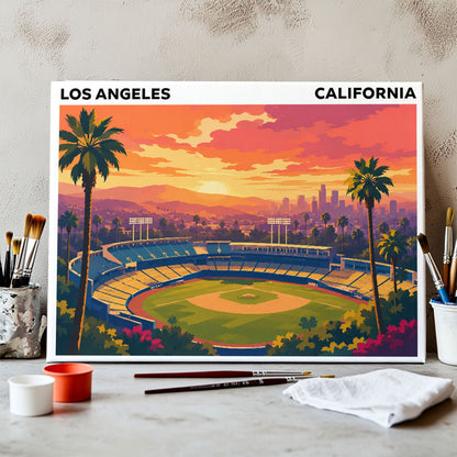 Los Angeles, California | Paint by Numbers Kit