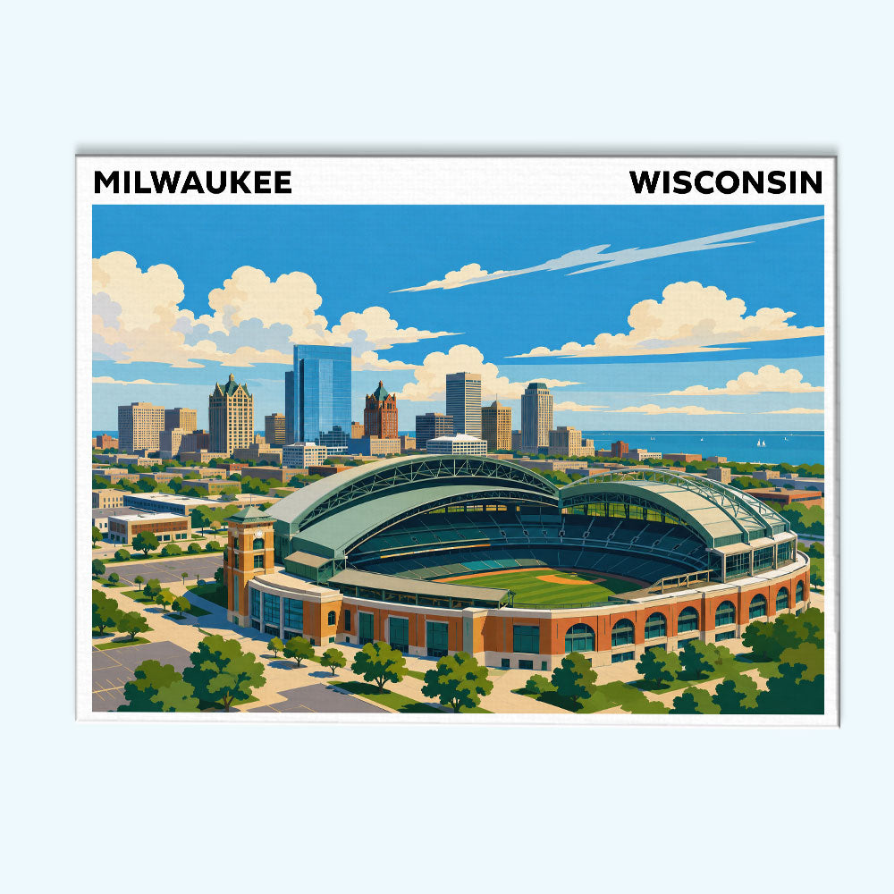 Milwaukee, Wisconsin | Paint by Numbers Kit