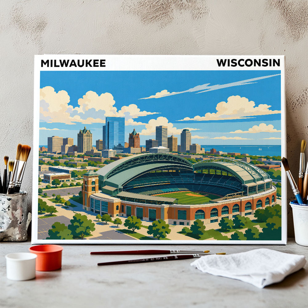 Milwaukee, Wisconsin | Paint by Numbers Kit