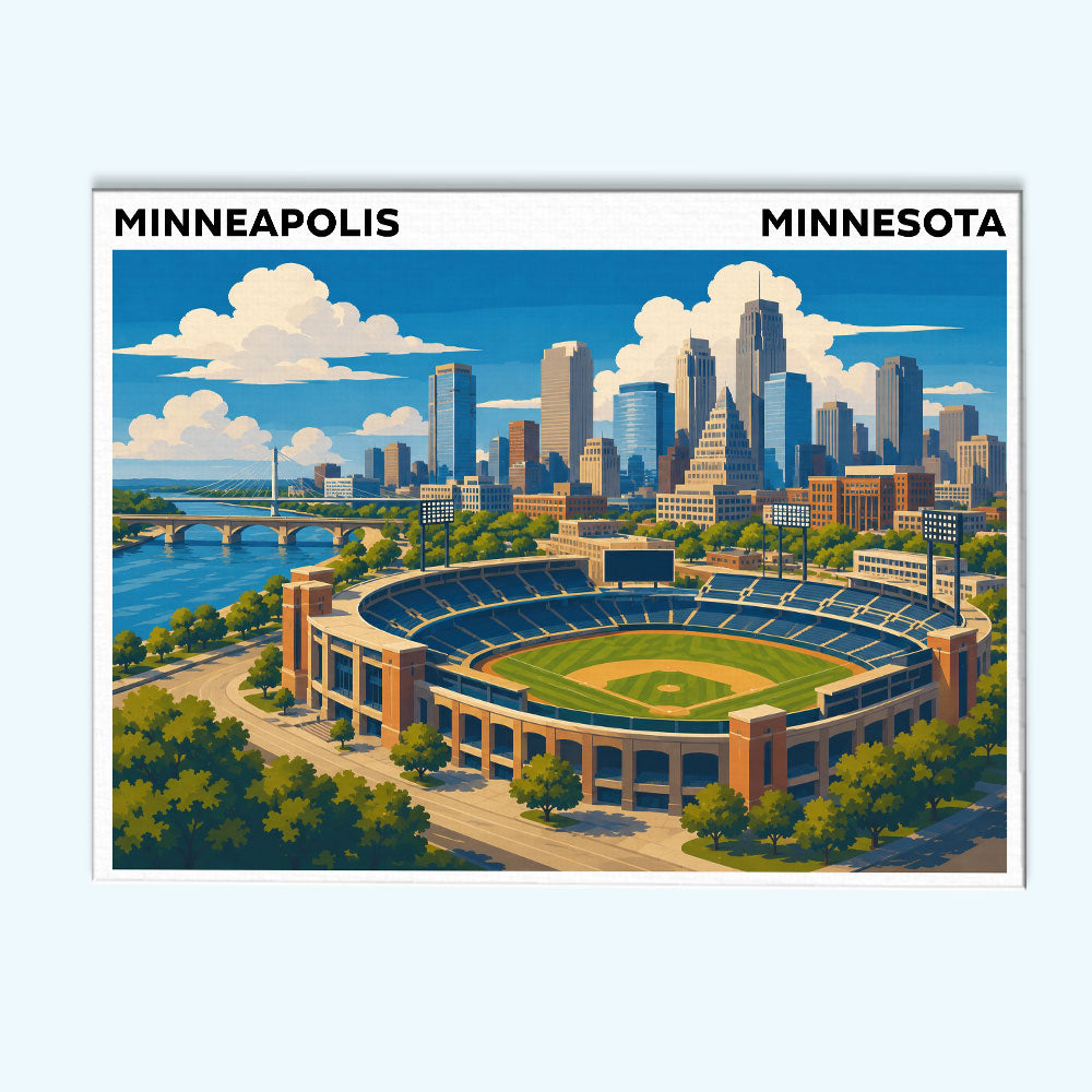 Minneapolis, Minnesota | Paint by Numbers Kit