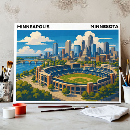Minneapolis, Minnesota | Paint by Numbers Kit