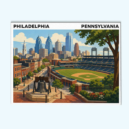 Philadelphia, Pennsylvania | Paint by Numbers Kit