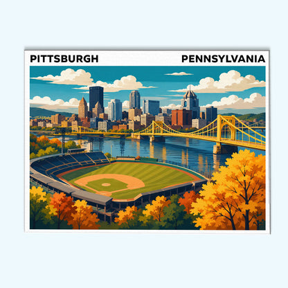 Pittsburgh, Pennsylvania | Paint by Numbers Kit