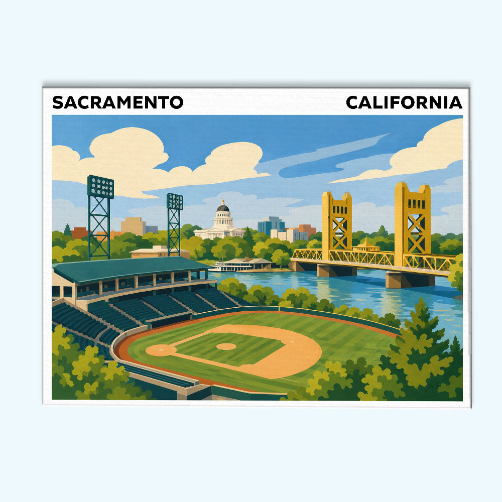 Sacramento, California | Paint by Numbers Kit