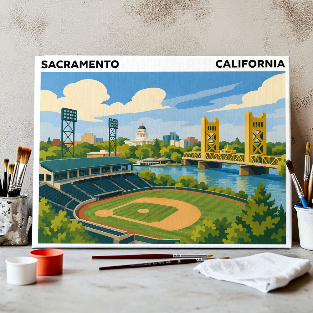 Sacramento, California | Paint by Numbers Kit