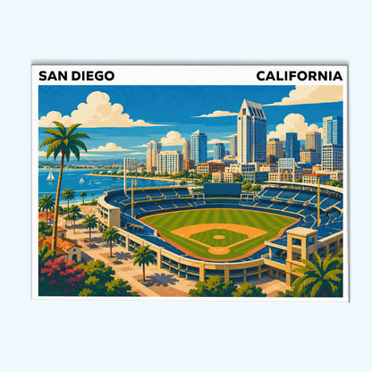 San Diego, California | Paint by Numbers Kit