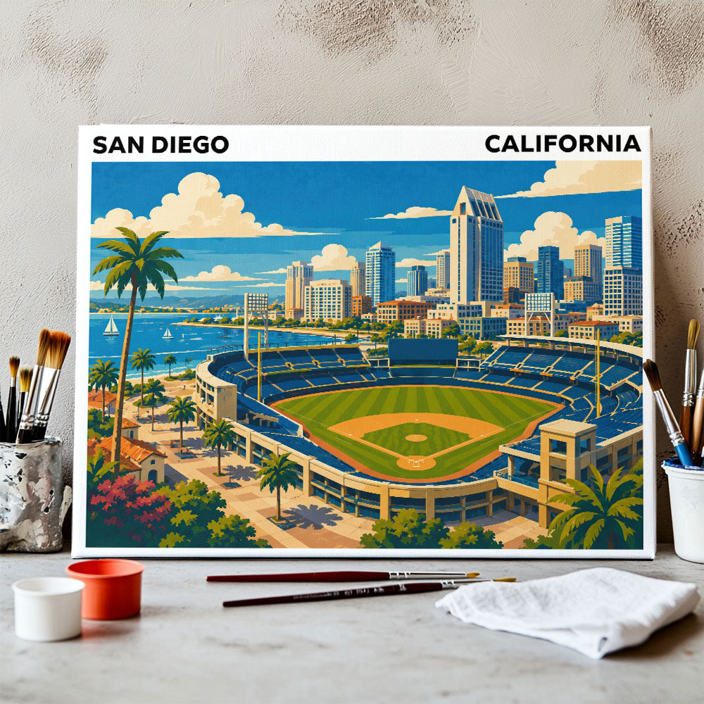 San Diego, California | Paint by Numbers Kit