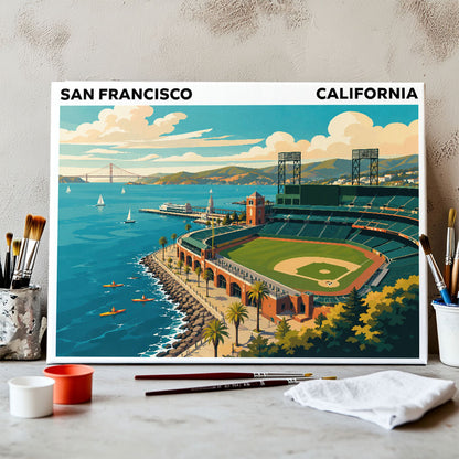 San Francisco, California | Paint by Numbers Kit