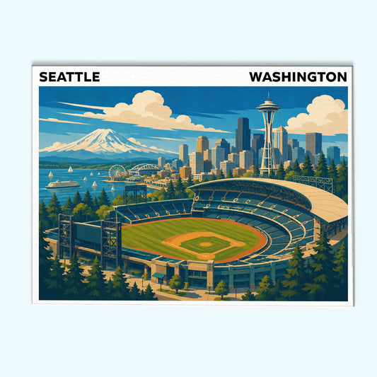 Seattle, Washington | Paint by Numbers Kit