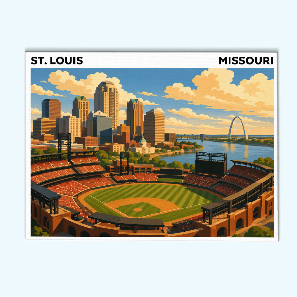 St. Louis, Missouri | Paint by Numbers Kit