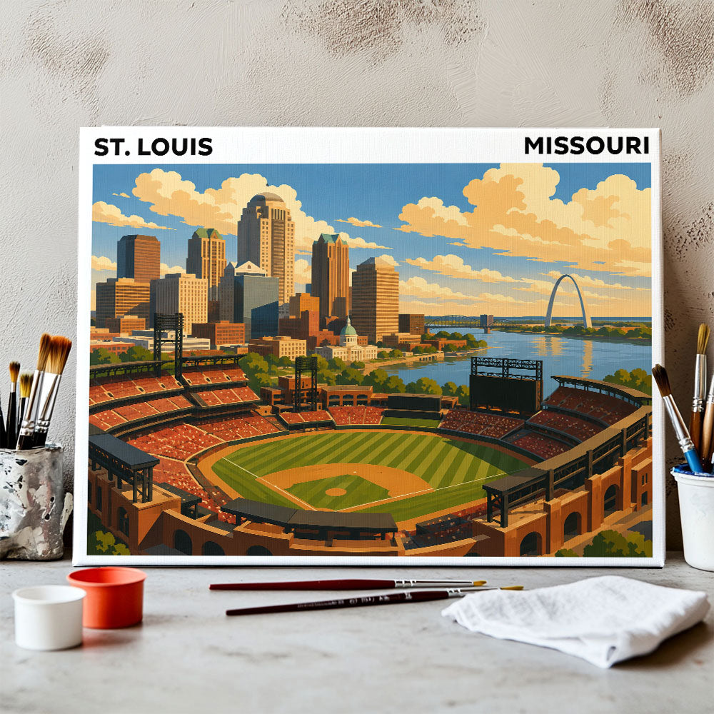St. Louis, Missouri | Paint by Numbers Kit