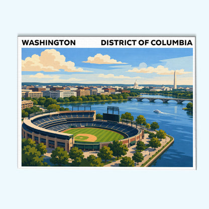 Washington, District Of Columbia | Paint by Numbers Kit