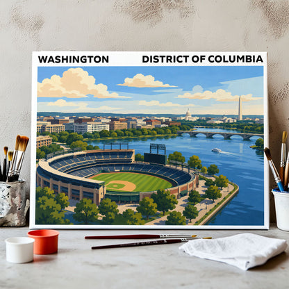 Washington, District Of Columbia | Paint by Numbers Kit