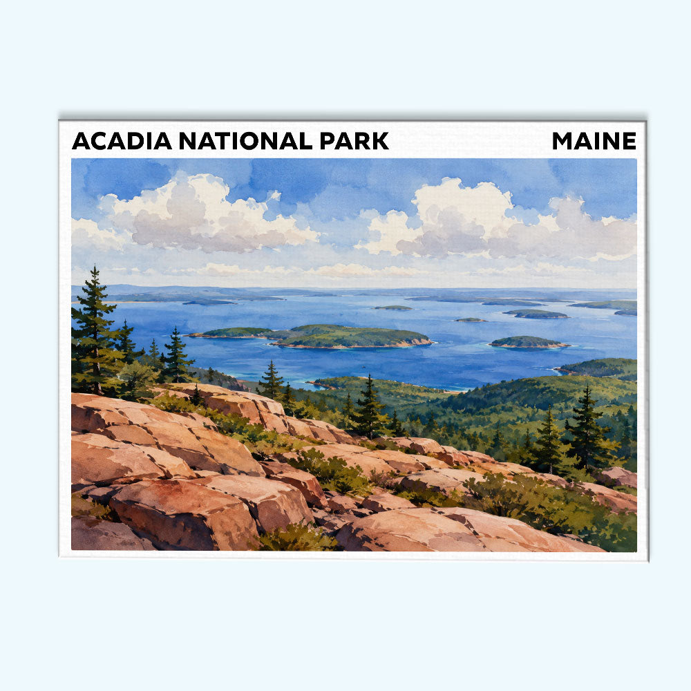 Acadia National Park - Maine | Paint by Numbers Kit
