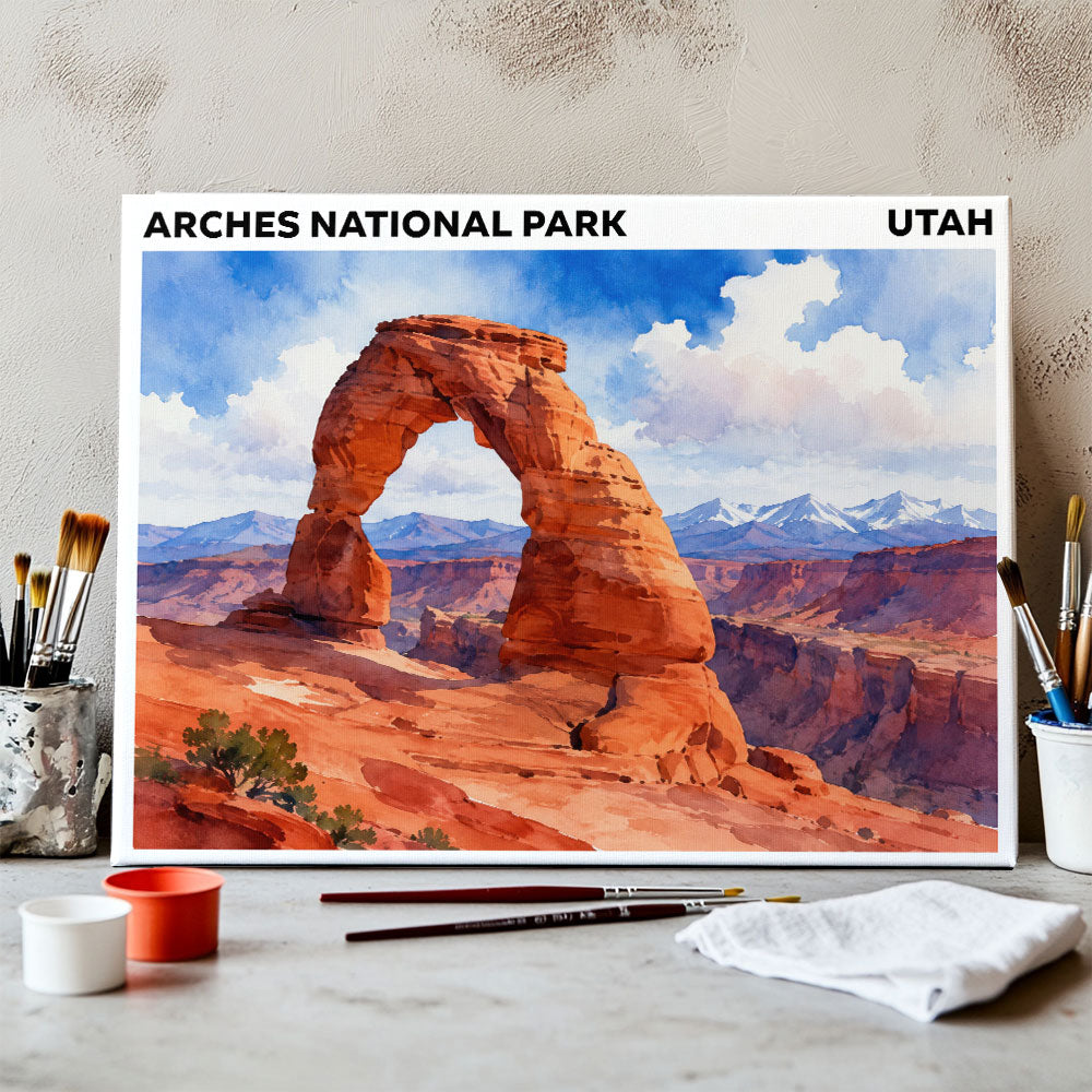 Arches National Park - Utah | Paint by Numbers Kit