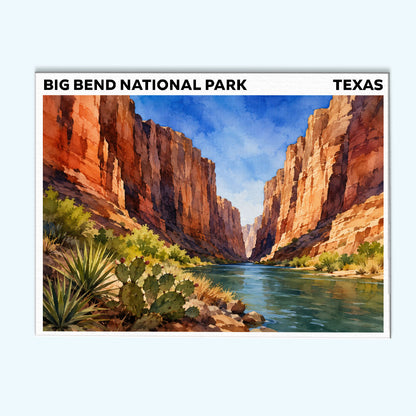 Big Bend National Park - Texas | Paint by Numbers Kit