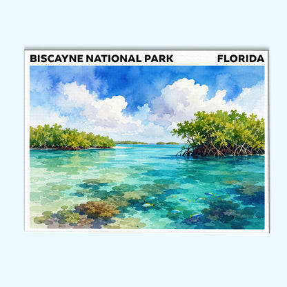 Biscayne National Park - Florida | Paint by Numbers Kit