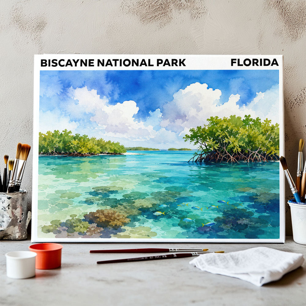 Biscayne National Park - Florida | Paint by Numbers Kit