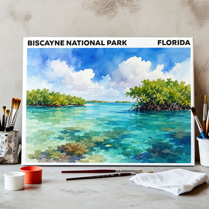 Biscayne National Park - Florida | Paint by Numbers Kit