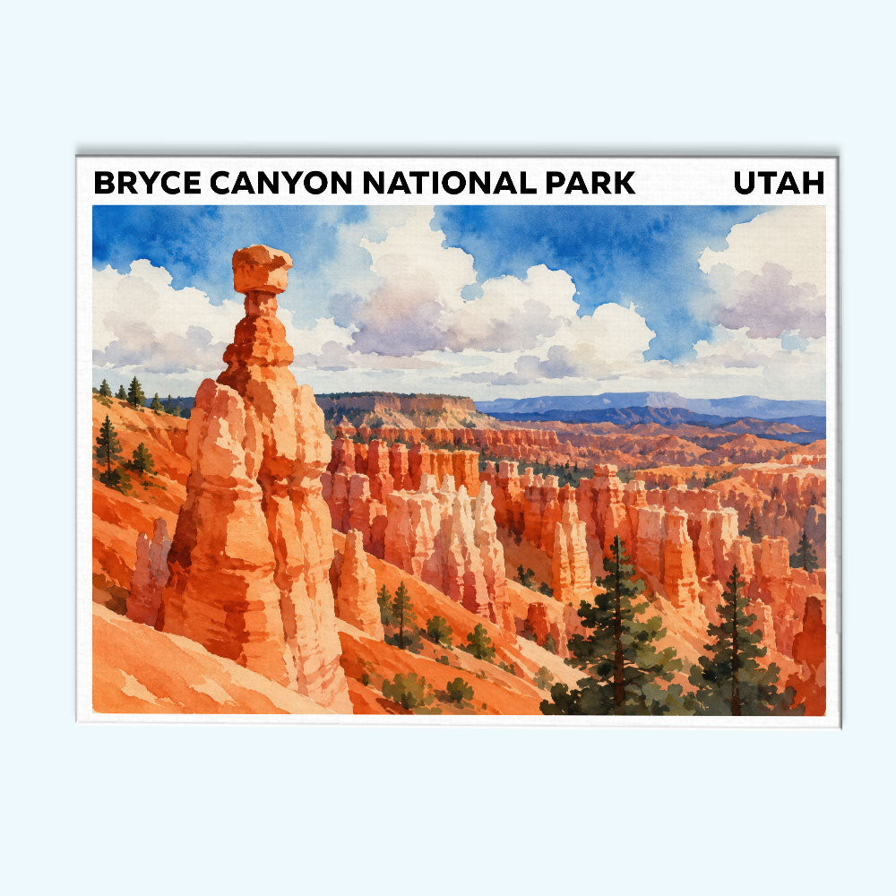 Bryce Canyon National Park - Utah | Paint by Numbers Kit