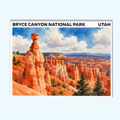 Bryce Canyon National Park - Utah | Paint by Numbers Kit