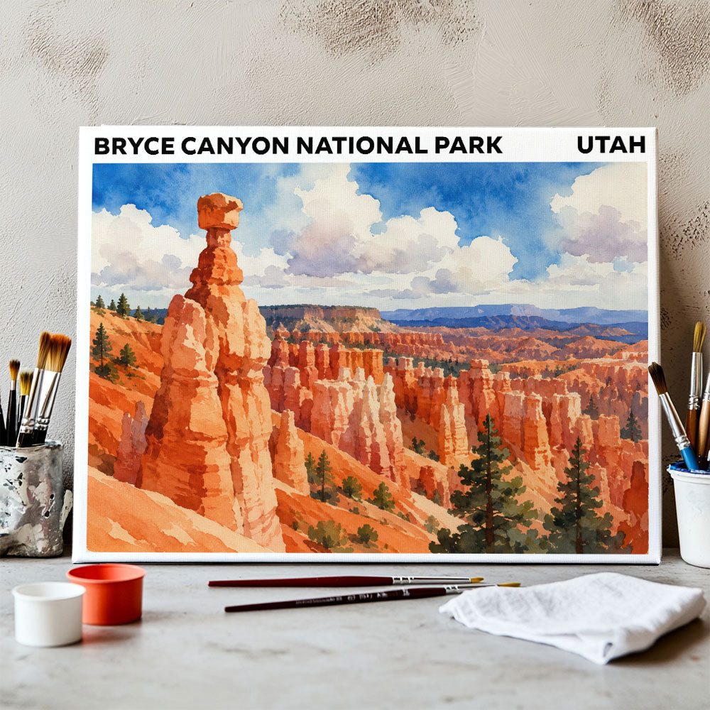 Bryce Canyon National Park - Utah | Paint by Numbers Kit
