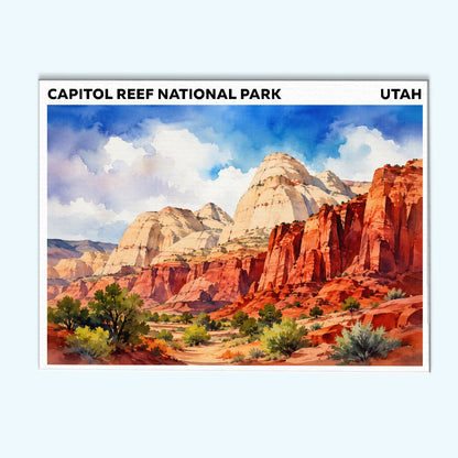 Capitol Reef National Park - Utah | Paint by Numbers Kit
