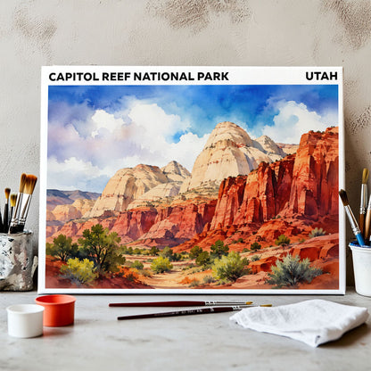 Capitol Reef National Park - Utah | Paint by Numbers Kit