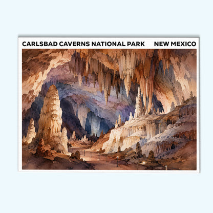 Carlsbad Caverns National Park - New Mexico | Paint by Numbers Kit