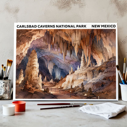 Carlsbad Caverns National Park - New Mexico | Paint by Numbers Kit