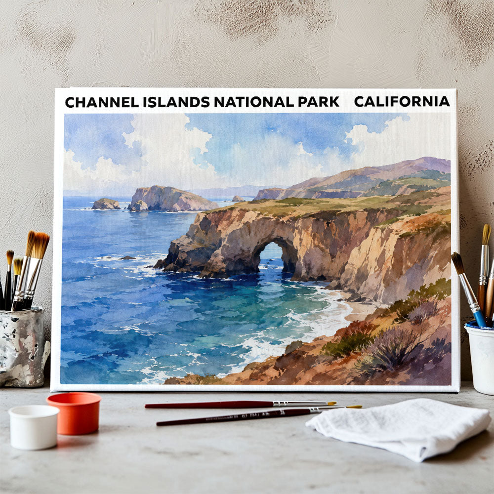 Channel Islands National Park - California | Paint by Numbers Kit