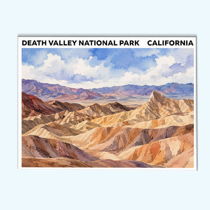 Death Valley National Park - California | Paint by Numbers Kit