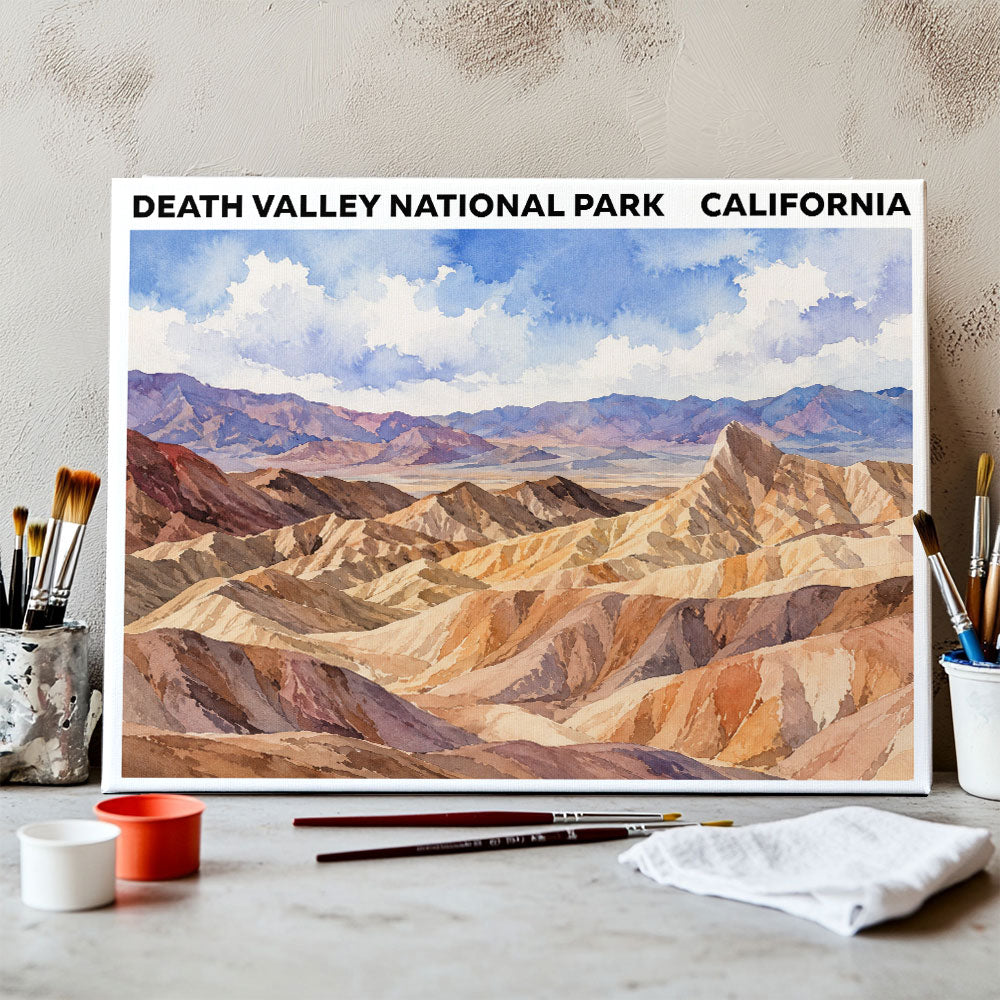 Death Valley National Park - California | Paint by Numbers Kit