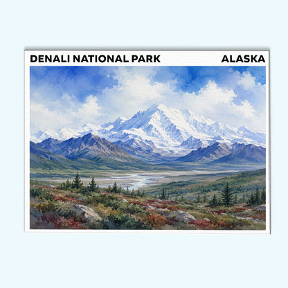Denali National Park - Alaska | Paint by Numbers Kit