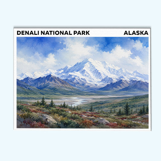 Denali National Park - Alaska | Paint by Numbers Kit