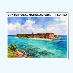 Dry Tortugas National Park - Florida | Paint by Numbers Kit