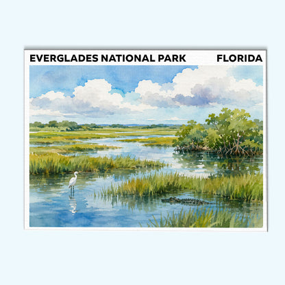 Everglades National Park - Florida | Paint by Numbers Kit