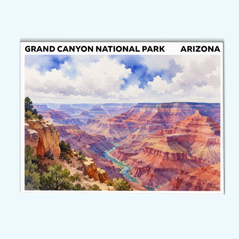 Grand Canyon National Park - Arizona | Paint by Numbers Kit