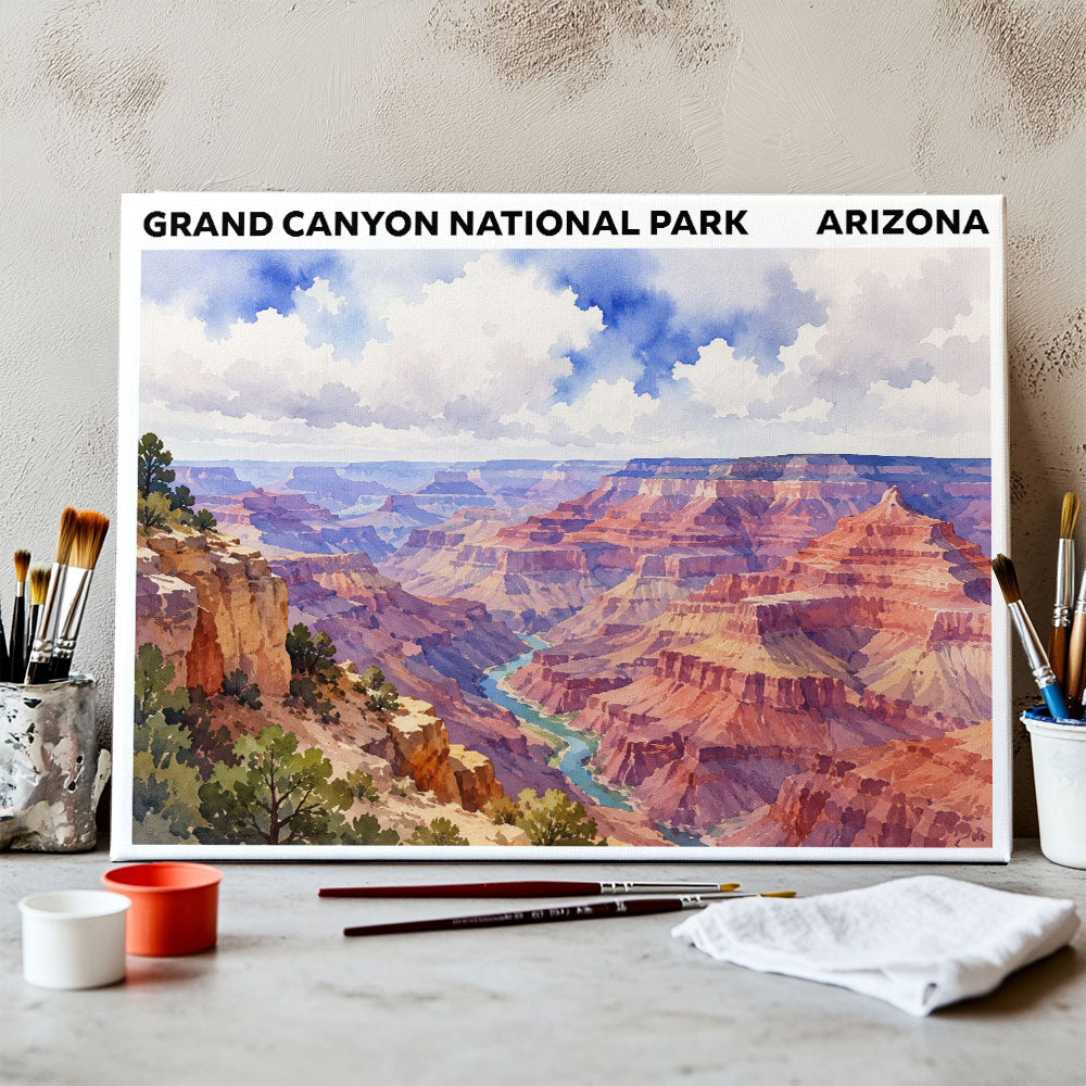 Grand Canyon National Park - Arizona | Paint by Numbers Kit