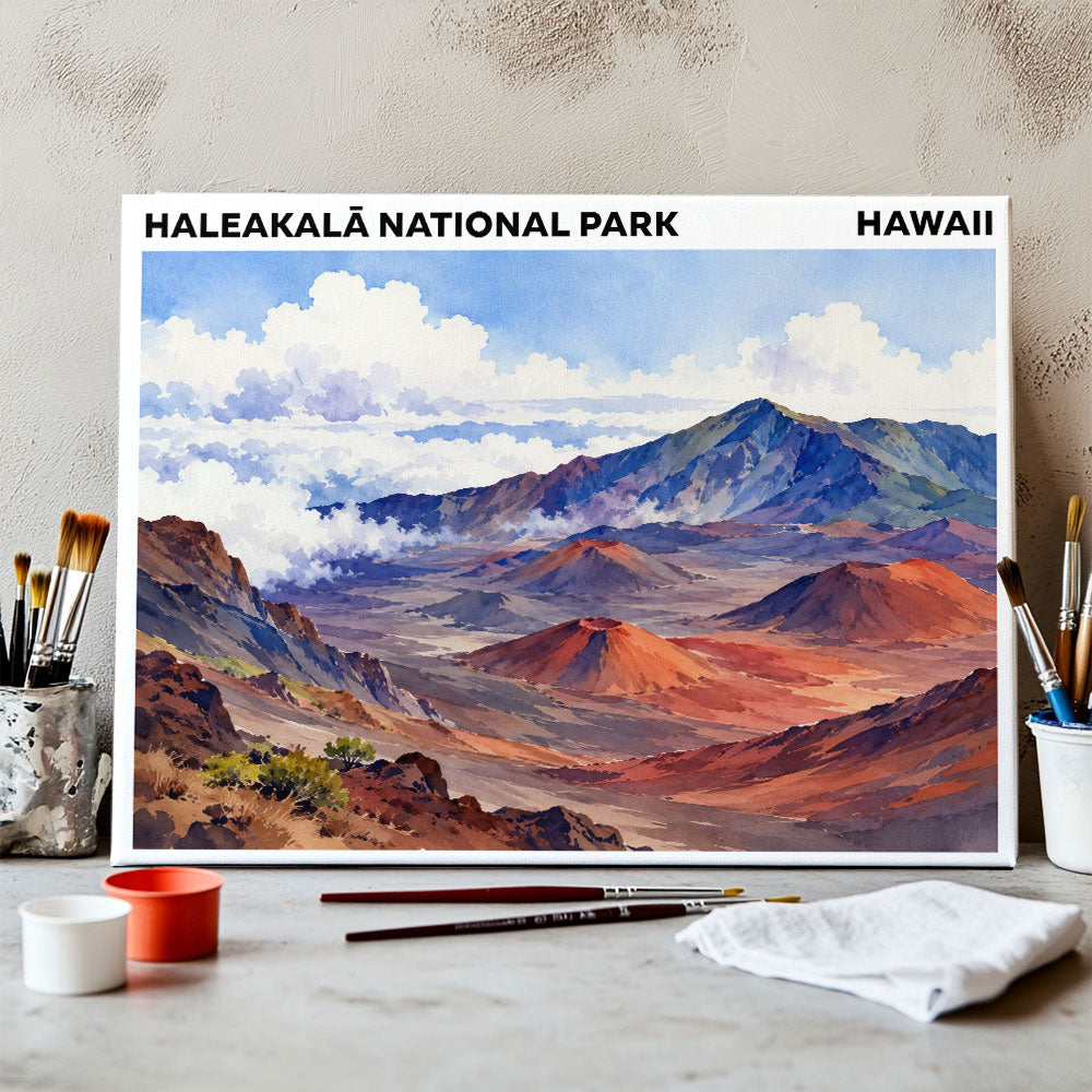 Haleakal? National Park - Hawaii | Paint by Numbers Kit