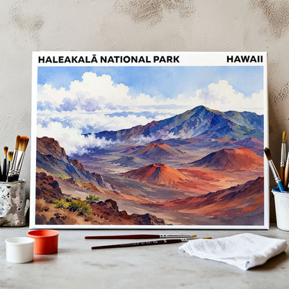 Haleakal? National Park - Hawaii | Paint by Numbers Kit