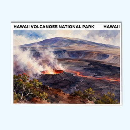 Hawai?i Volcanoes National Park - Hawaii | Paint by Numbers Kit